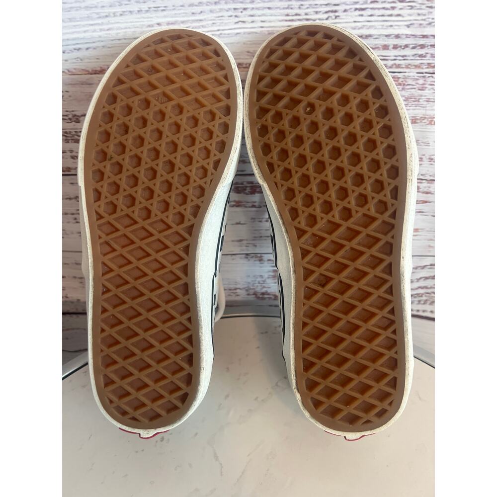 Vans Doheny Daisy Flower Checkerboard shoes Girls Size 4 - Picture 8 of 11